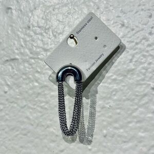 Silver Chain Earring
